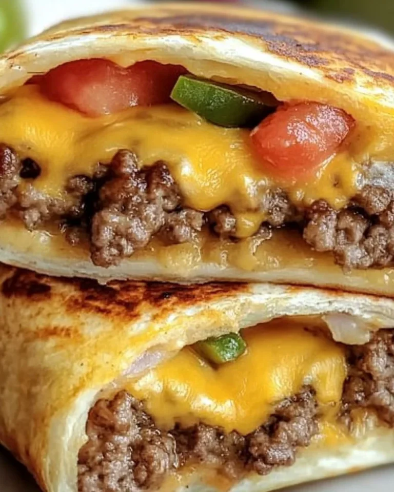 Delicious air fryer cheeseburger wraps served with dipping sauce