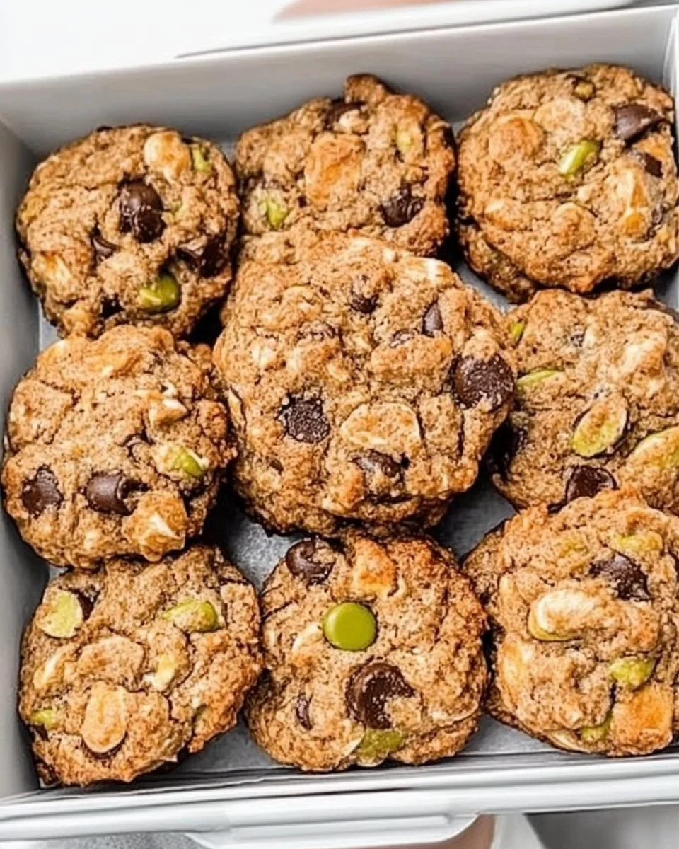 Homemade breakfast cookies filled with oats, fruits, and nuts for a healthy meal.
