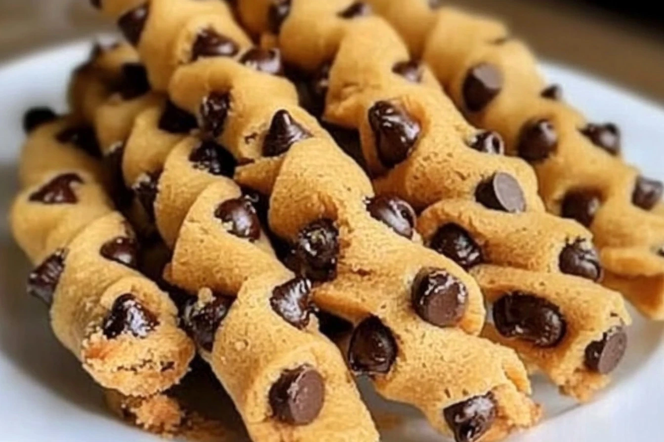 Delicious Chocolate Chip Twist Cookies with a unique flavor twist