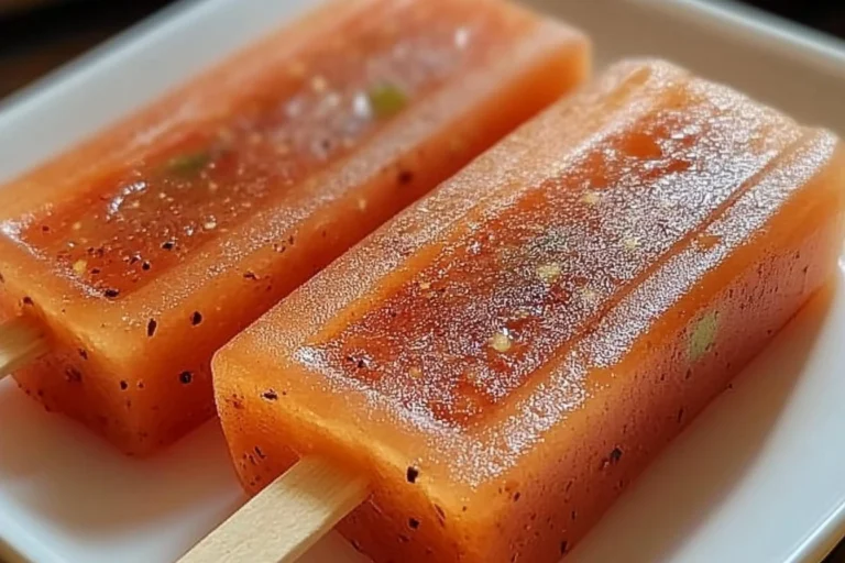 Firecracker watermelon tequila pops served in a colorful summer setting.
