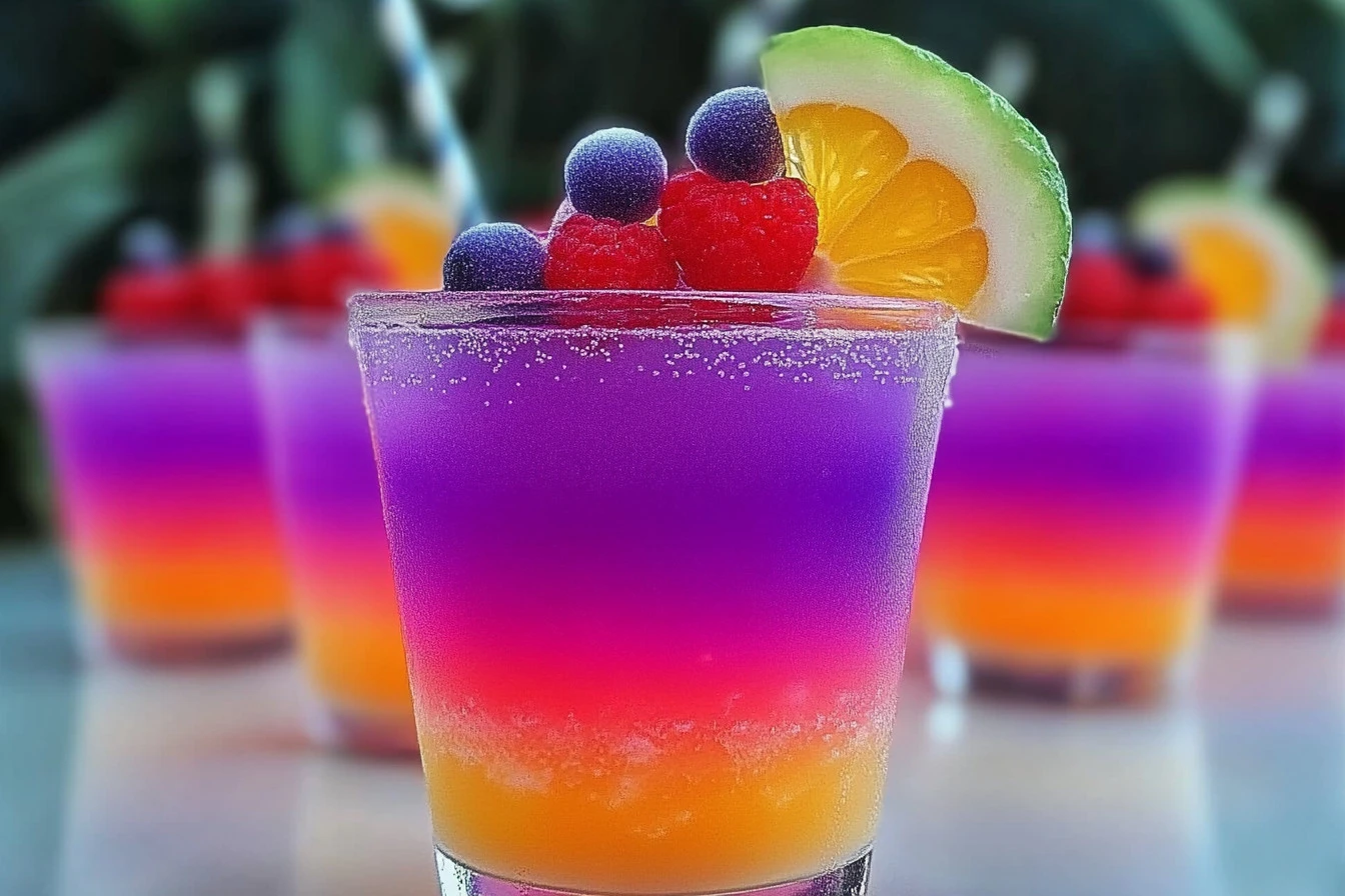 Shadow Jell-O Shots served in bright colors for party celebrations