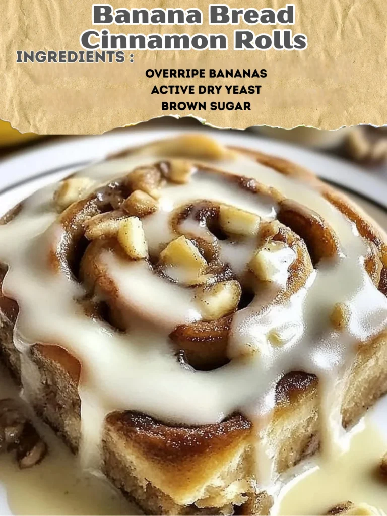 Banana Bread Cinnamon Rolls