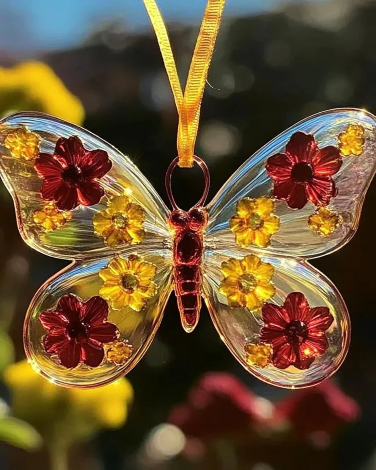 Colorful bioplastic suncatchers enhancing natural light indoors
