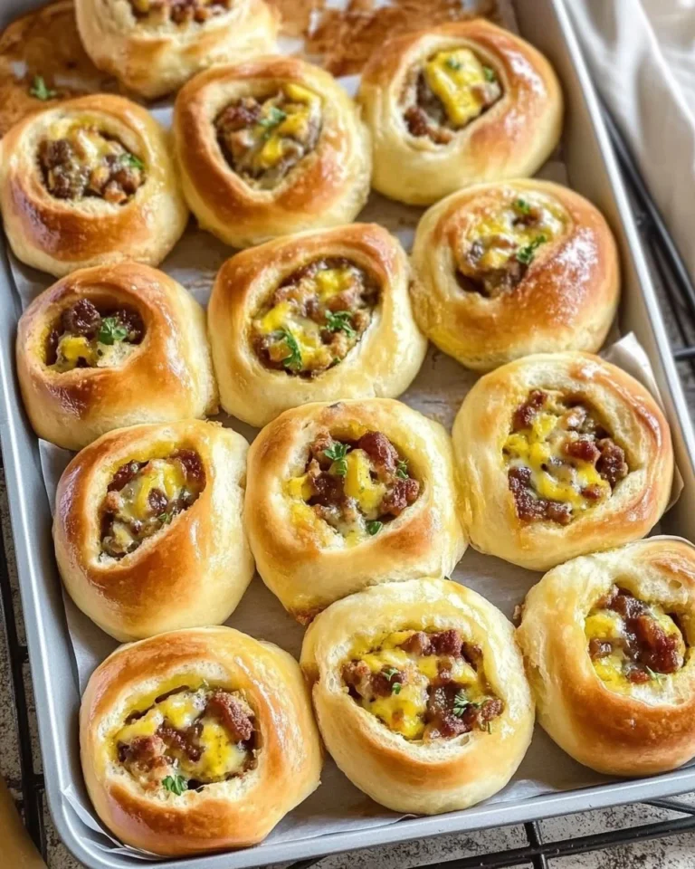 Delicious homemade breakfast rolls served on a plate
