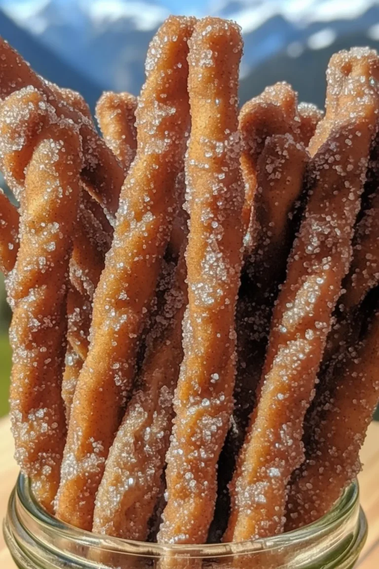 Freshly baked cinnamon sugar pretzel sticks drizzled with icing