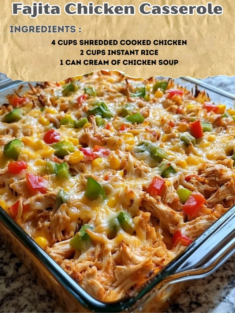 Fajita Chicken Casserole