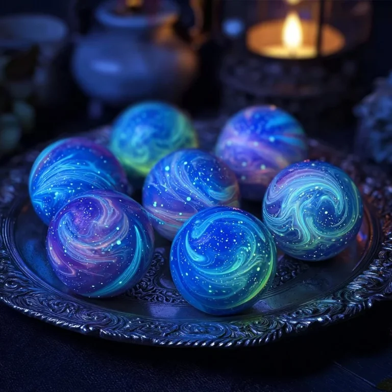 Glow in the dark swirl bounce balls for kids in vibrant colors