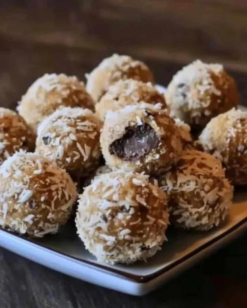 No-Bake Chocolate Coconut Graham Balls