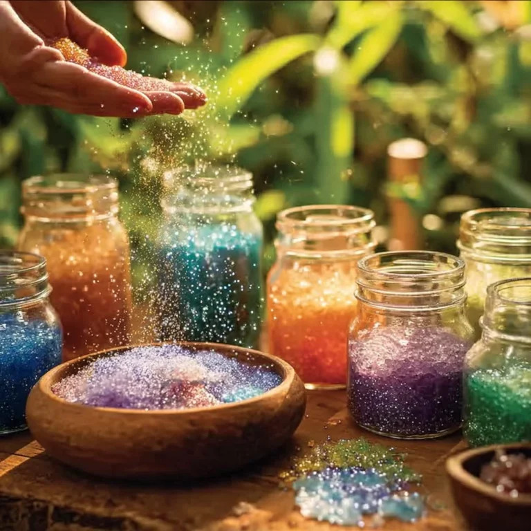 An experiment showcasing the creation of an Outdoor Potion with natural ingredients.