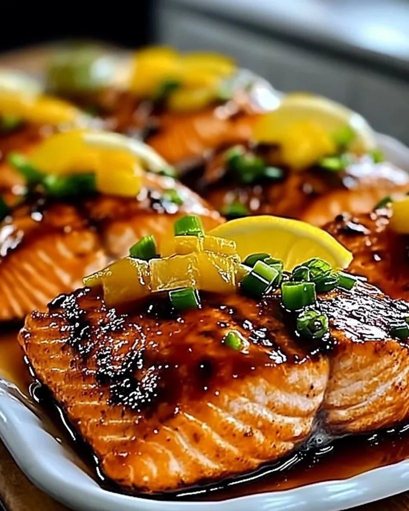 Tropical Glazed Salmon Delight