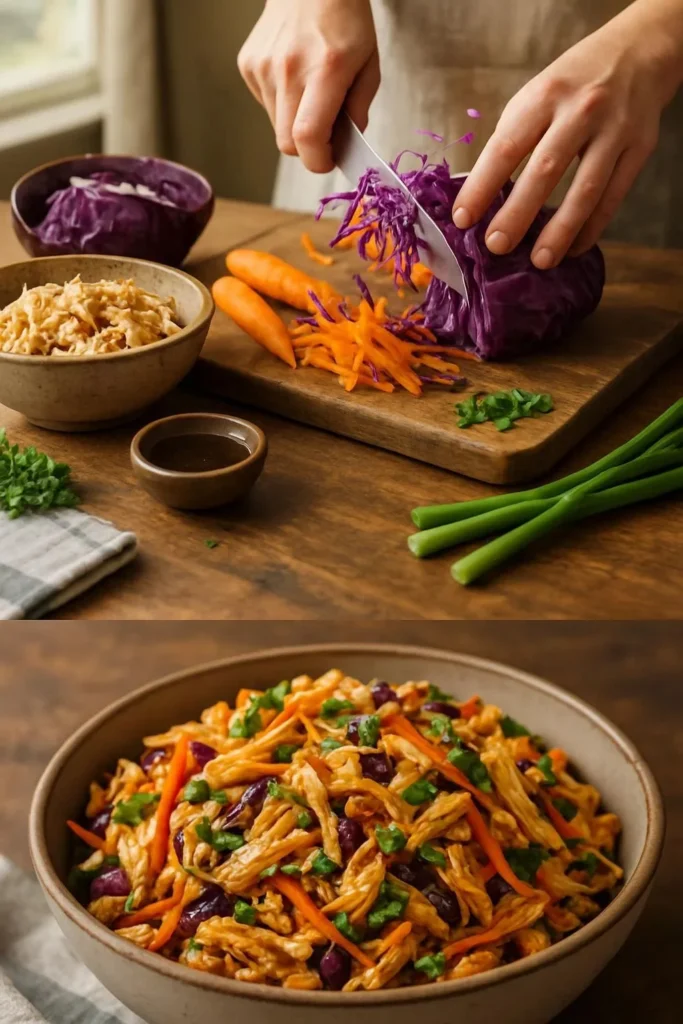 Moo Shu Chicken Casserole