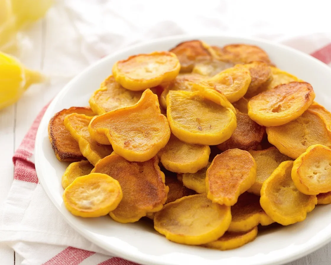 Baked Parmesan Squash, a healthy side dish with a crispy topping, ready in minutes.