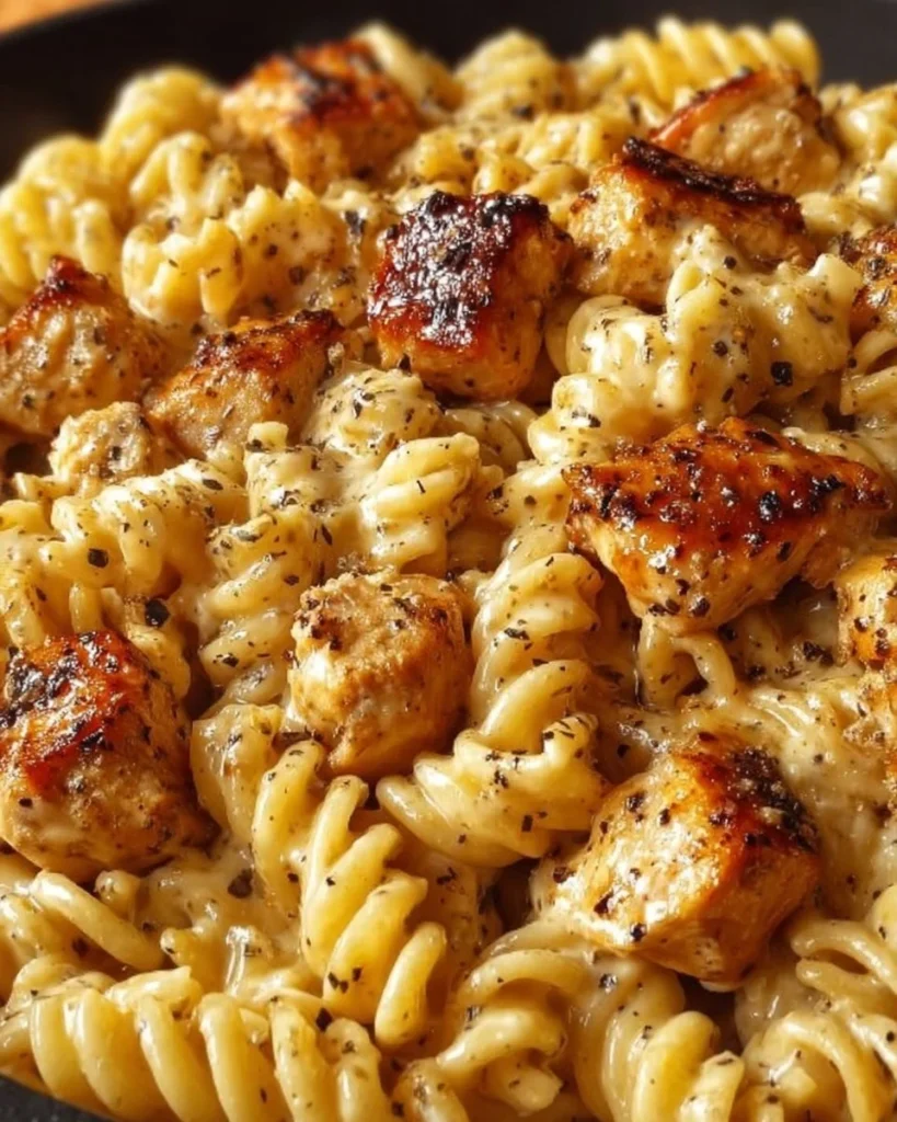 Cheesy Chicken Pasta Skillet