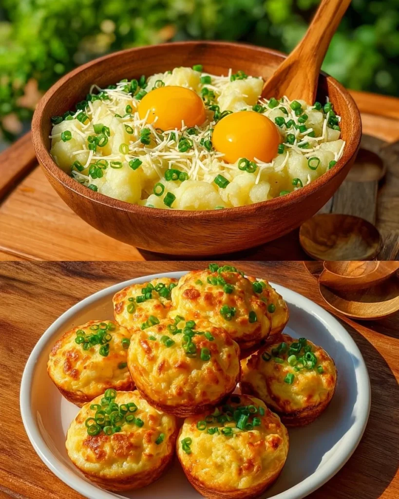 Cheesy Mashed Potato Puffs