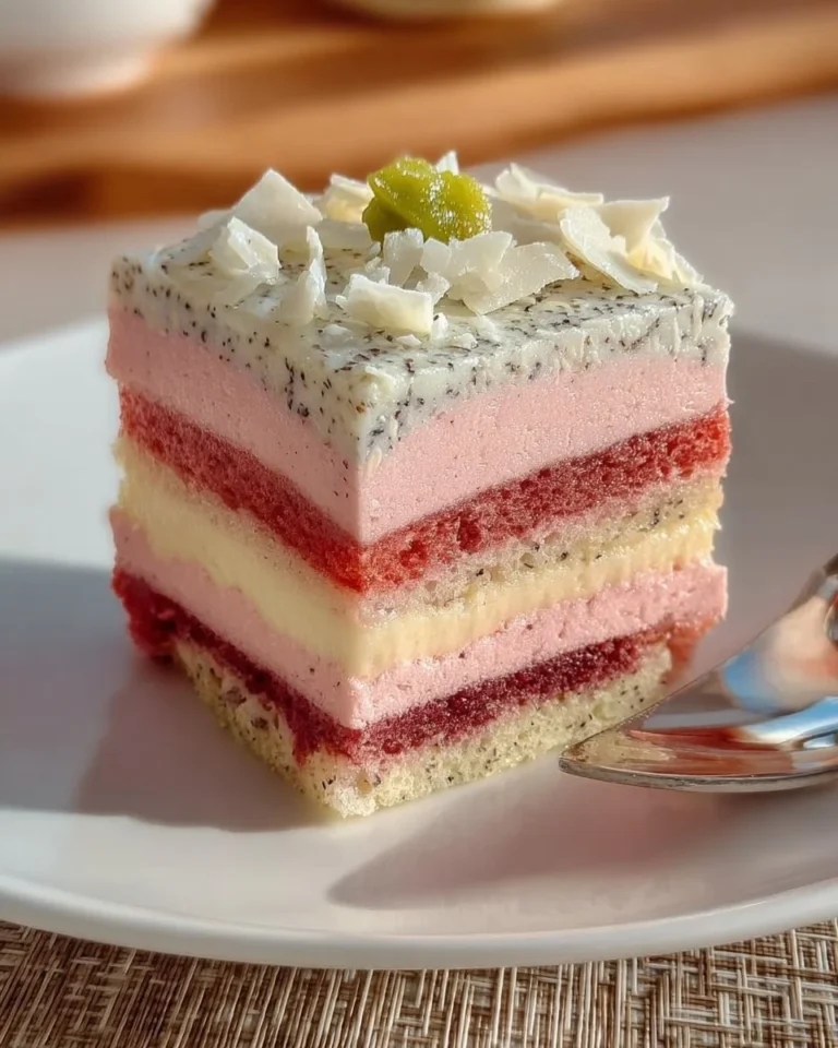 Ciasto wiśniowo-makowe z soczystymi wiśniami i chrupiącymi nasionami maku