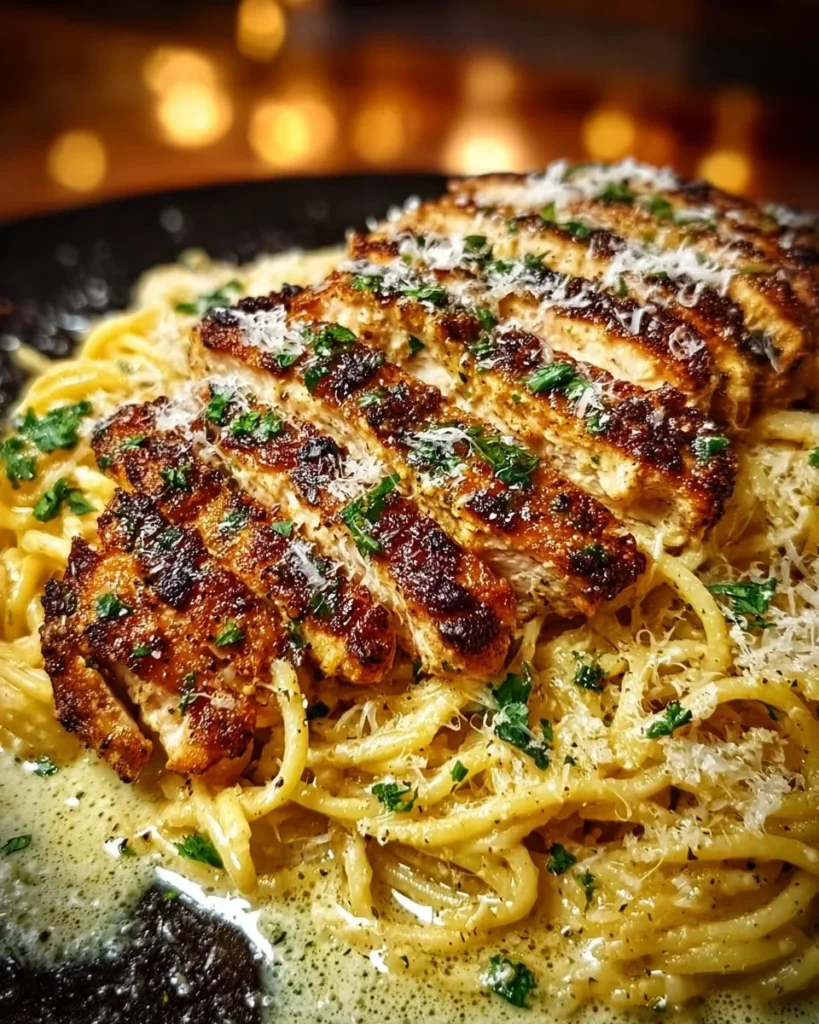 Garlic Parmesan Cajun Spaghetti