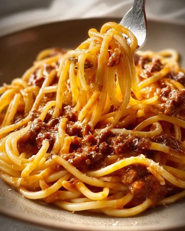 Delicious bowl of homemade Genovese Sauce with fresh basil and garlic