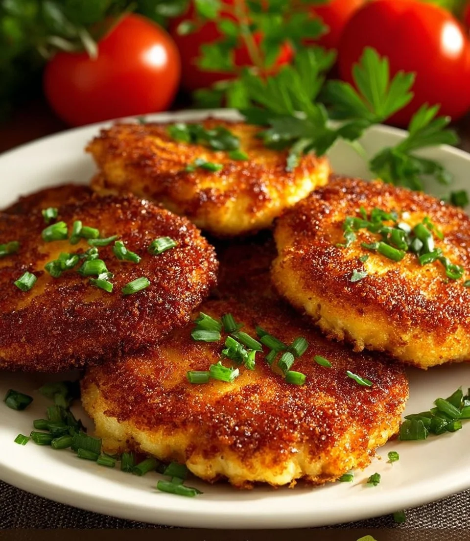 Kotlety francuskie na talerzu z dodatkami