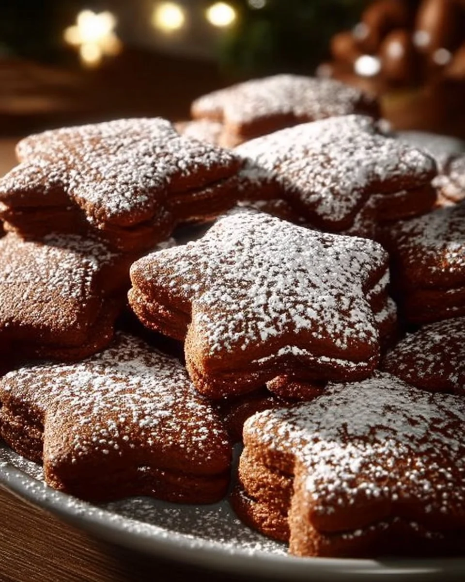 Miękkie pierniczki miodowe na Boże Narodzenie w dekoracyjnym pudełku