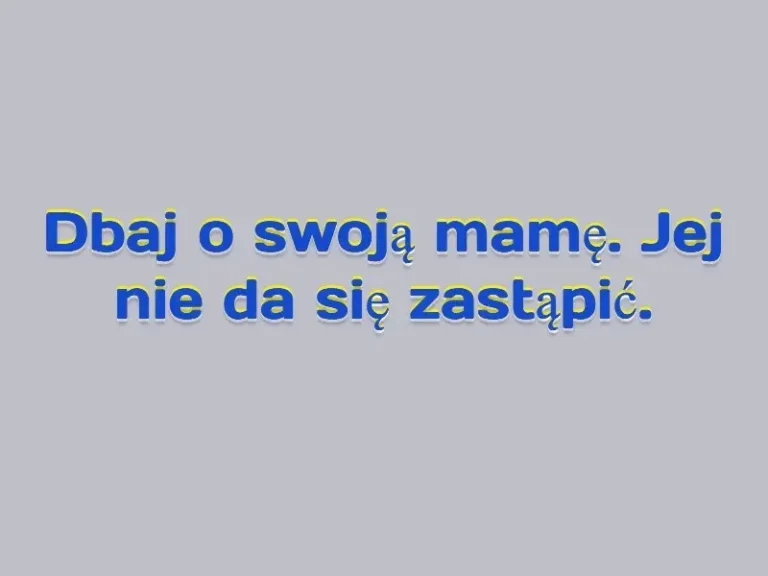 Matka jako symbol bezpieczeństwa i wyjątkowości.