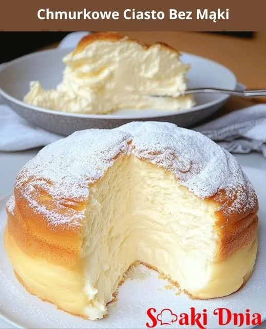 Chmurkowe ciasto bez mąki - delikatny i puszysty deser