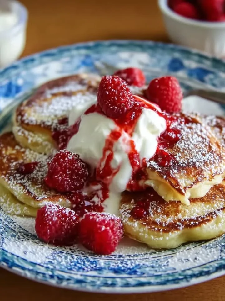 Twarogowe placuszki na śniadanie